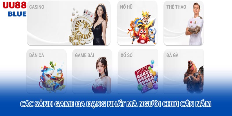 Không thể bỏ qua hệ thống game đa dạng được cung cấp tại đây