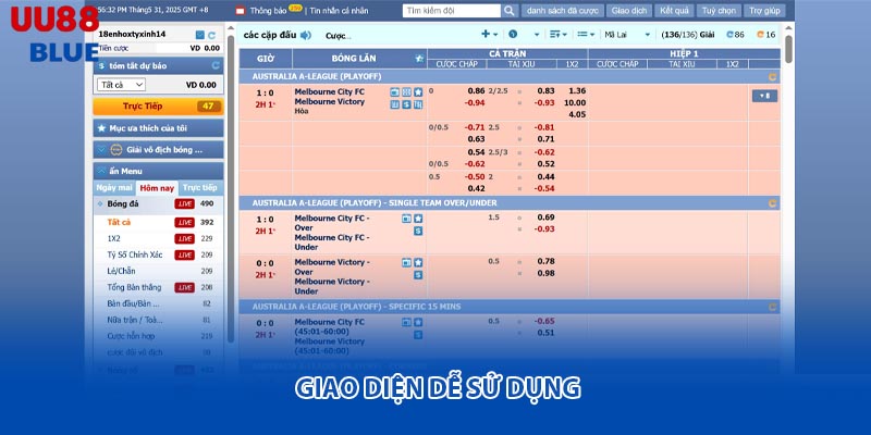 Trang hiển thị rõ ràng từng chủ đề như: phân tích trước trận, lịch thi đấu, chuyển nhượng cầu thủ, bảng xếp hạng…