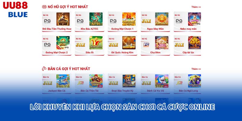 Đánh giá UU88 cho thấy đây là một lựa chọn phù hợp với những người chơi muốn đa dạng sản phẩm và dịch vụ hỗ trợ chuyên nghiệp.