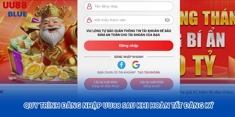 Việc đăng nhập UU88 được thiết kế nhằm mang lại sự thuận tiện cho người dùng