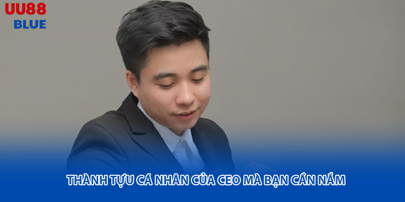 CEO UU88 là người trực tiếp xây dựng nền tảng cho thương hiệu